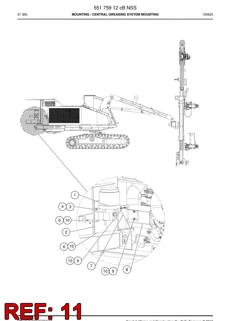 550 003 22b Guide, Hose - drawing
