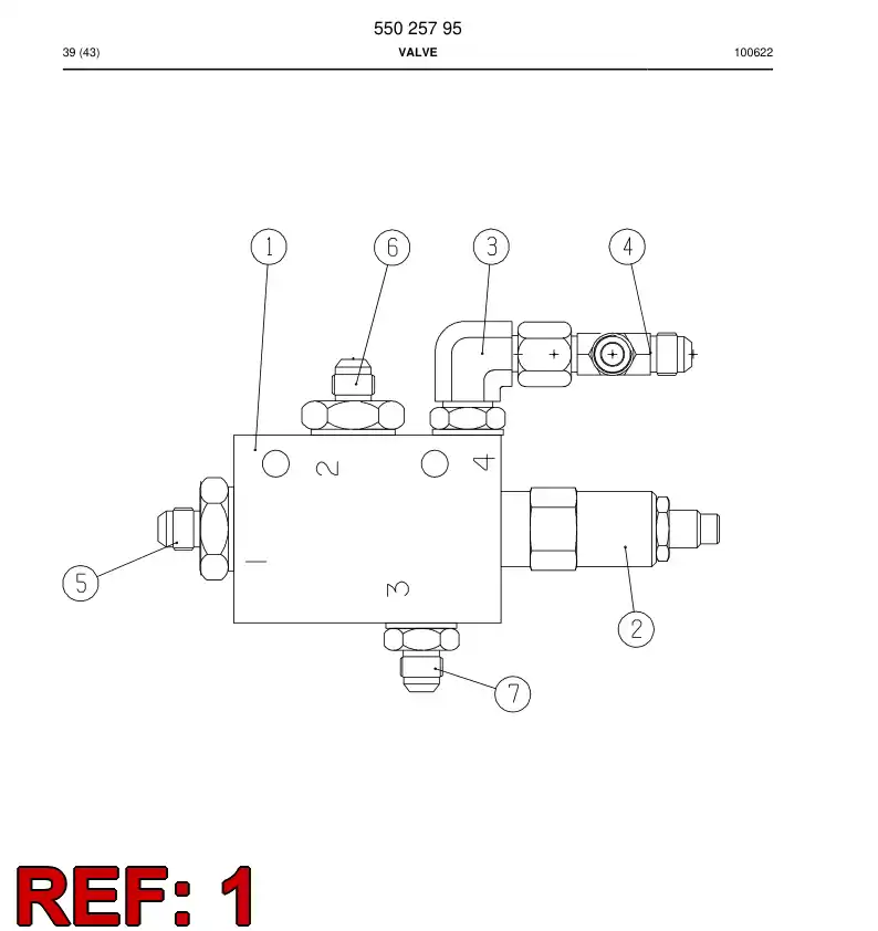 55000326 550 003 26 Frame - Sandvik Technical Drawing