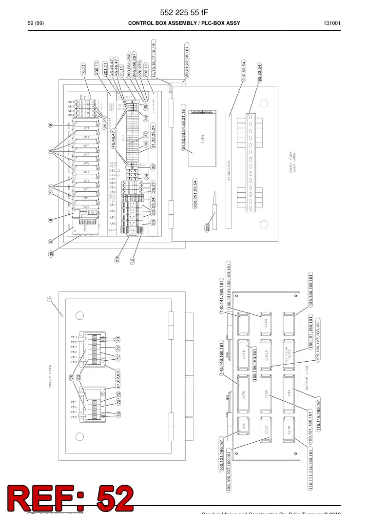 55000335b 550 003 35b Bracket - Sandvik Technical Drawing