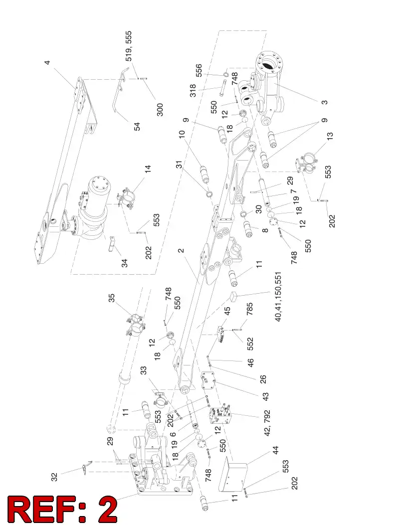 55000379 550 003 79 ZOOM ASSEMBLY - Sandvik Technical Drawing