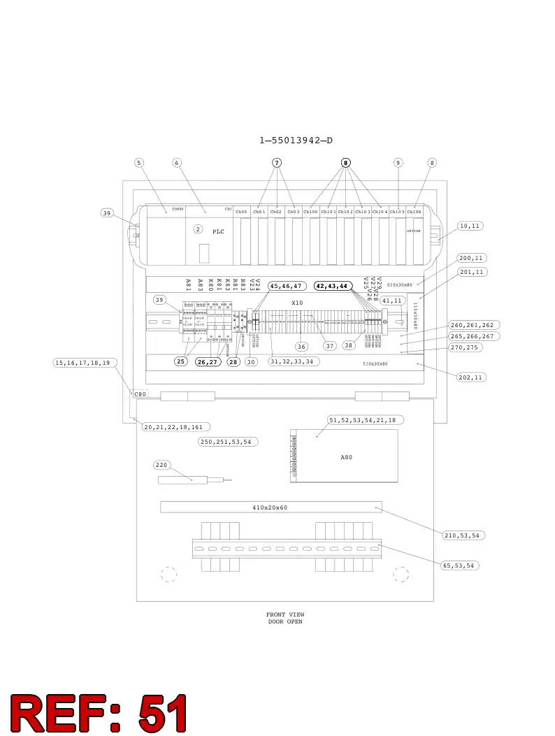 55000424 550 004 24 DC/DC CONVERTER - Sandvik Technical Drawing