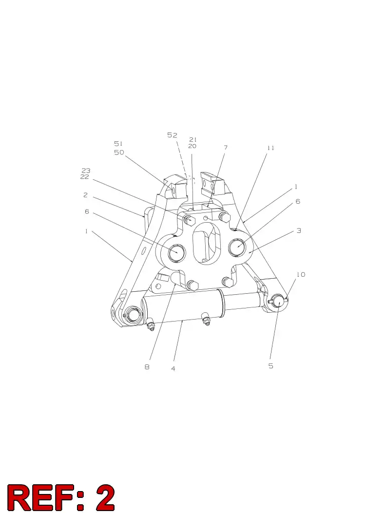 55000434 550 004 34 Front plate - Sandvik Technical Drawing