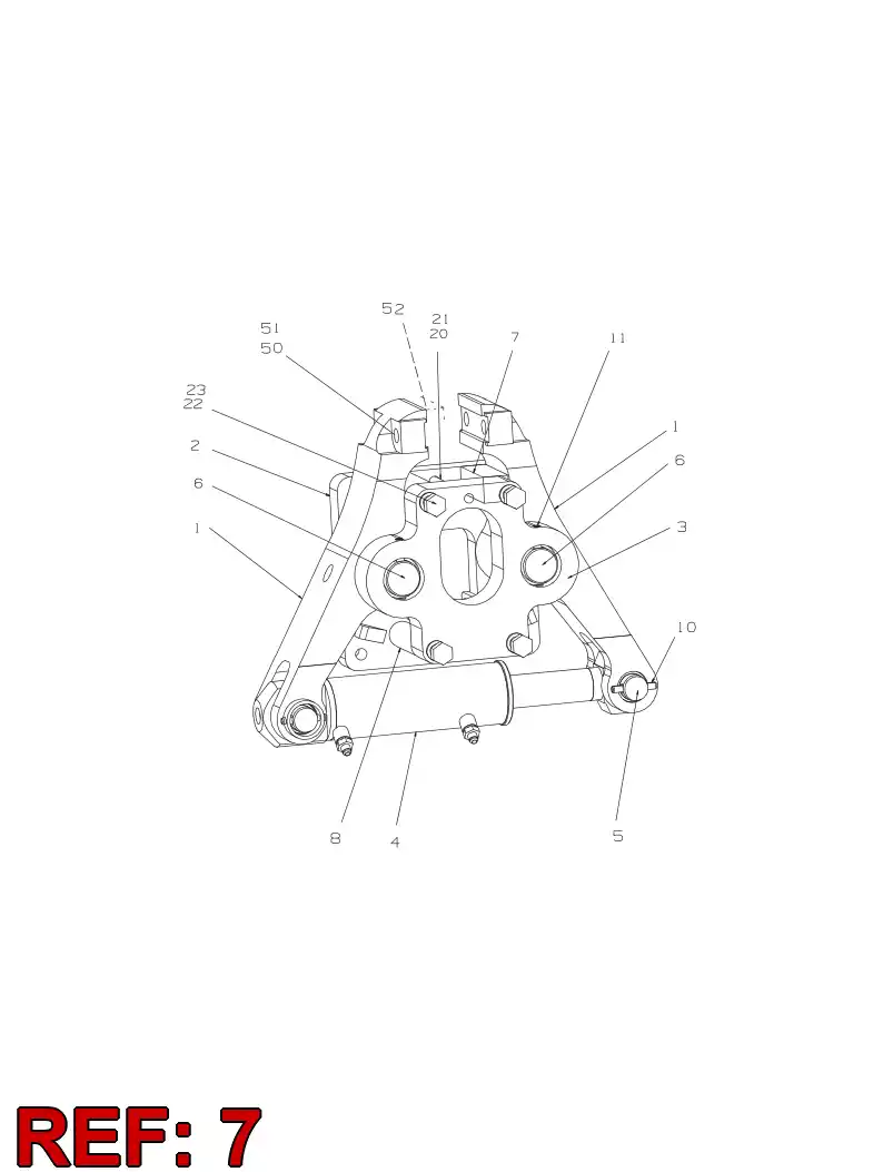 55000445 550 004 45 Plate - Sandvik Technical Drawing