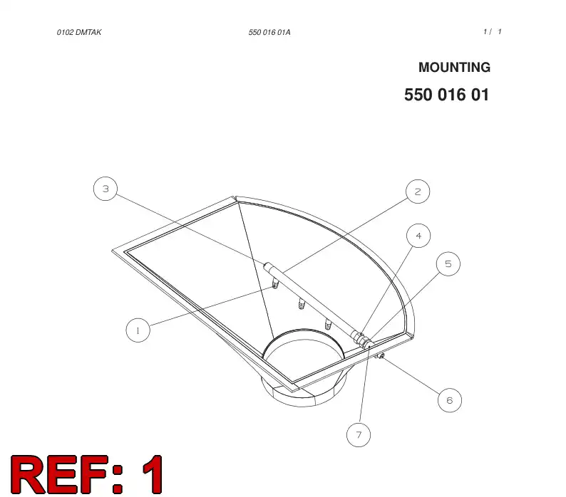 55000509 550 005 09 NOZZLE - Sandvik Technical Drawing