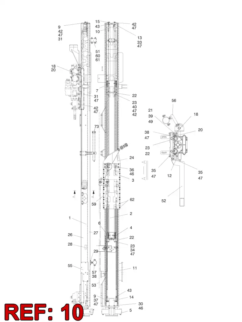 55000529 550 005 29 STEEL WIRE ROPE - Sandvik Technical Drawing