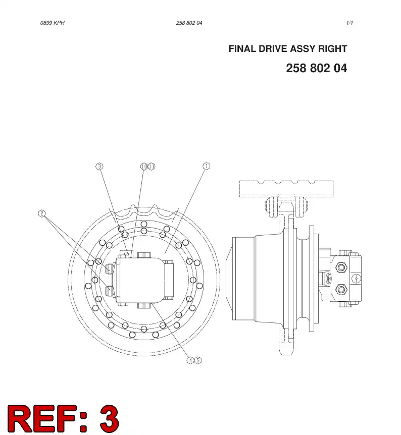 55000586 550 005 86 BUSHING - Sandvik Technical Drawing
