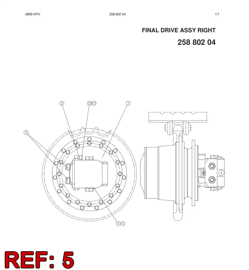 55000587 550 005 87 O-RING - Sandvik Technical Drawing