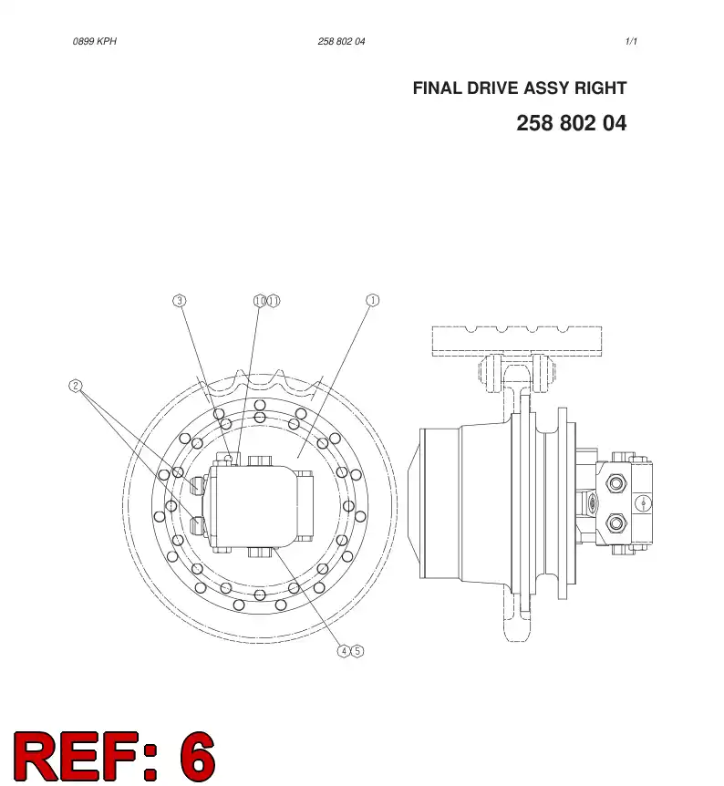 55000588 550 005 88 SEAL KIT - Sandvik Technical Drawing