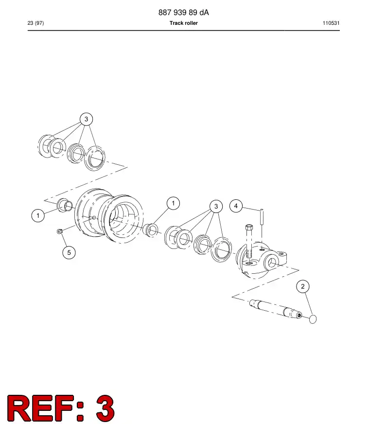 550 005 88a Seal kit - drawing