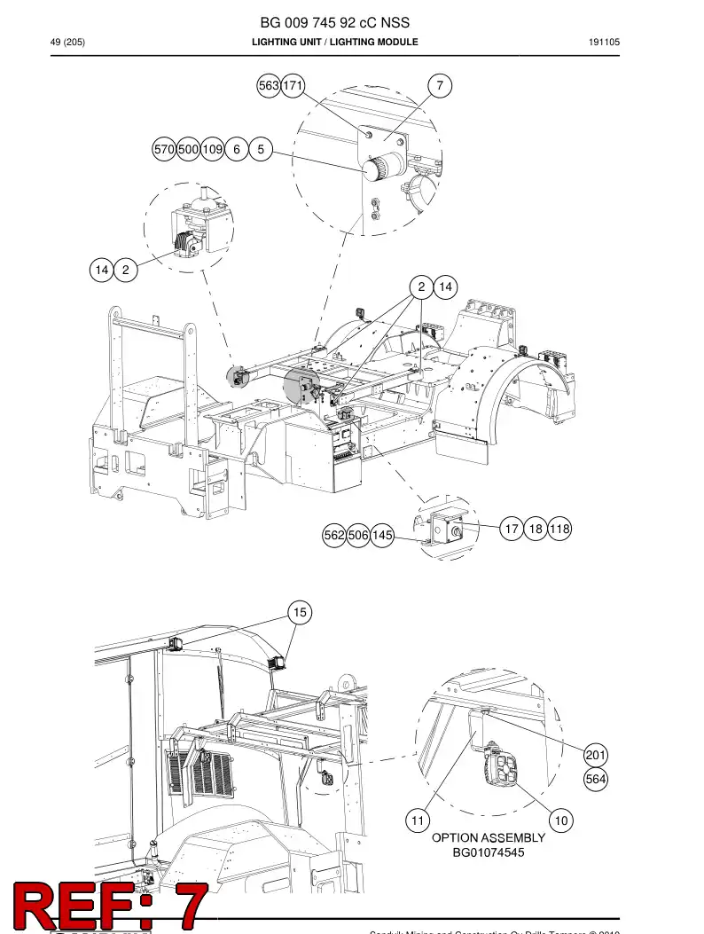 55000655d 550 006 55d Bracket - Sandvik Technical Drawing