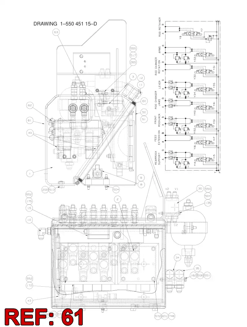 550 007 24 RUBBER SEAL - drawing