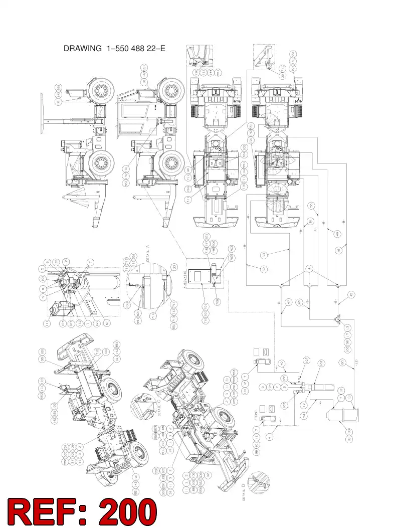 55000765 550 007 65 NAMEPLATE - Sandvik Technical Drawing