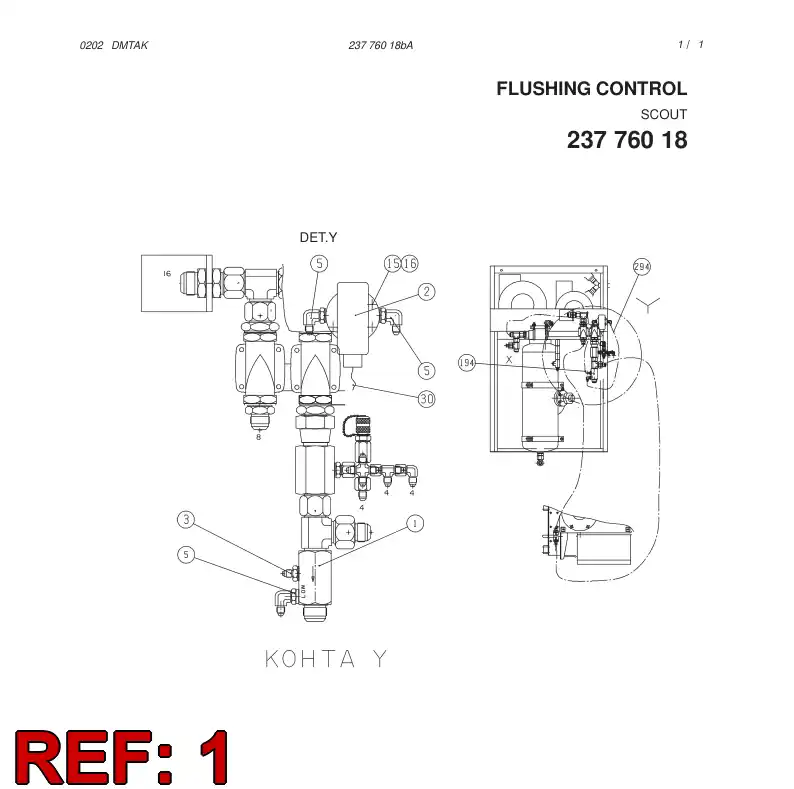 55000766 550 007 66 Connector - Sandvik Technical Drawing