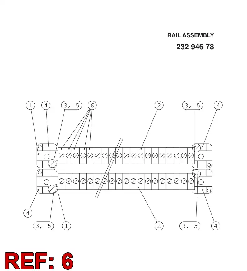 55000994 550 009 94 EARTH TERMINAL - Sandvik Technical Drawing