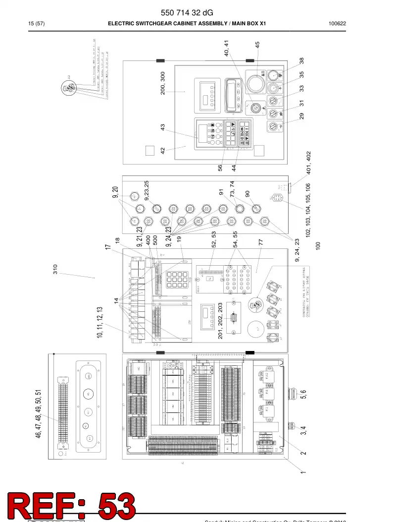 55001019 550 010 19 Female contact - Sandvik Technical Drawing