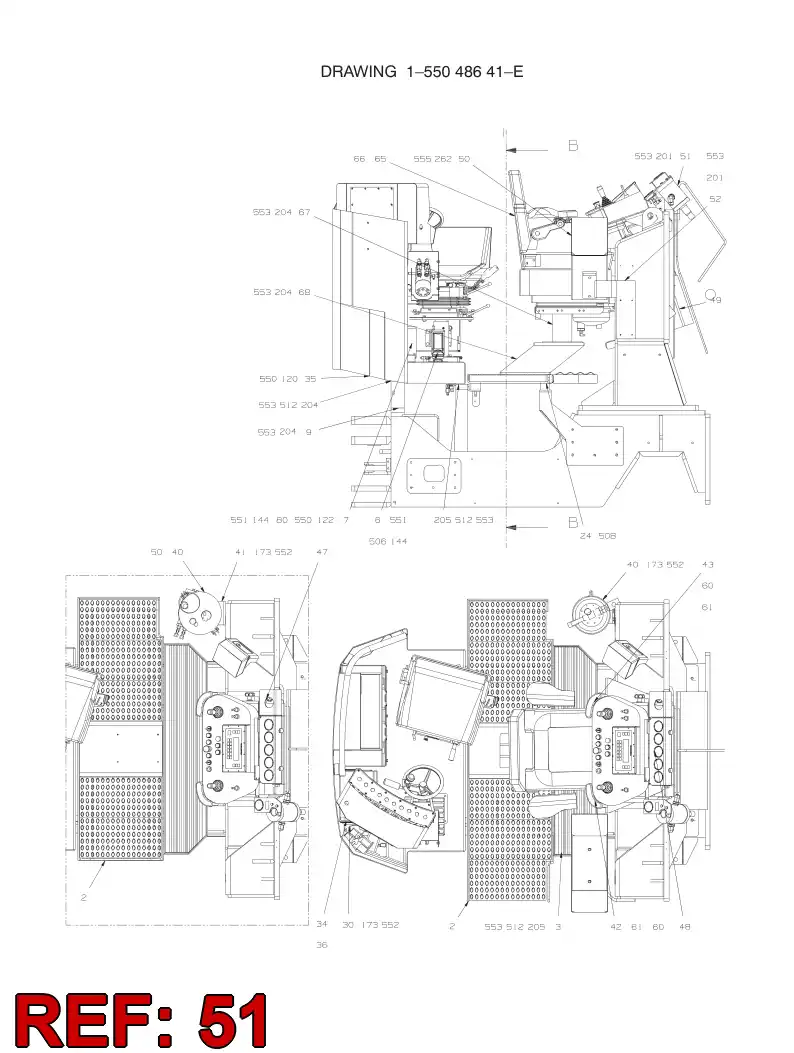 55001106 550 011 06 ASSEMBLY, ADAPTER ASSEMBLY - Sandvik Technical Drawing