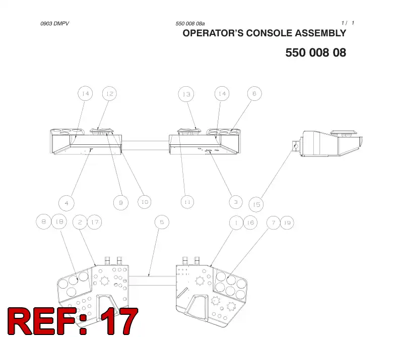 55001221 550 012 21 PRING LABEL - Sandvik Technical Drawing