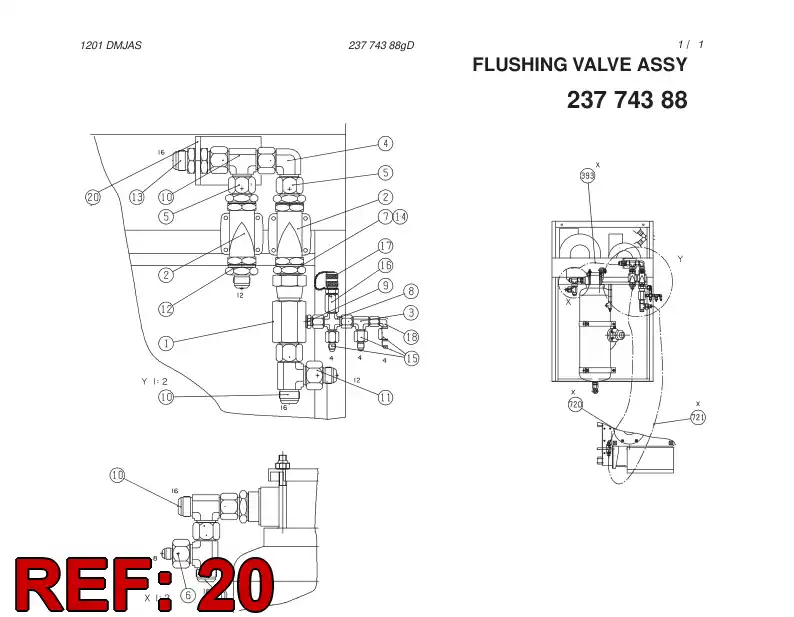 55001249 550 012 49 BRACKET - Sandvik Technical Drawing