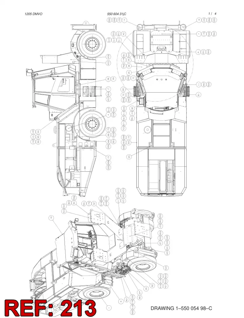 55001506 550 015 06 PRESSURE TRANSMITTER (TRANSDUCER) - Sandvik Technical Drawing