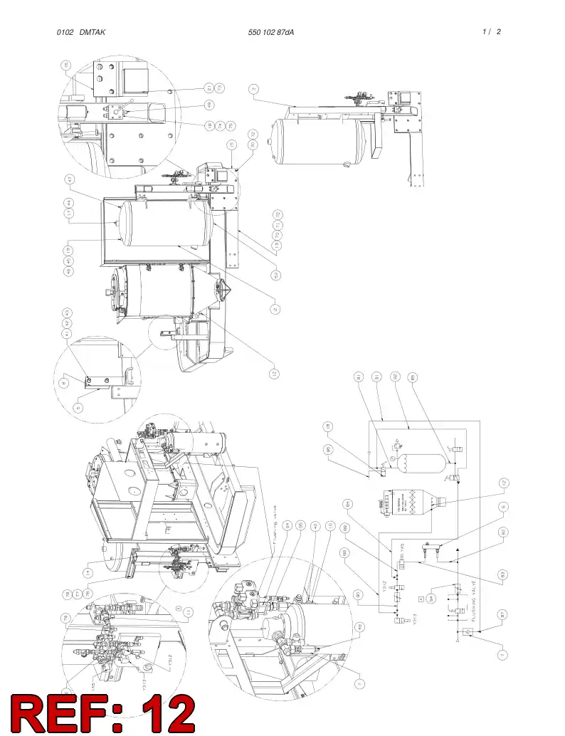 55001601 550 016 01 MOUNTING - Sandvik Technical Drawing