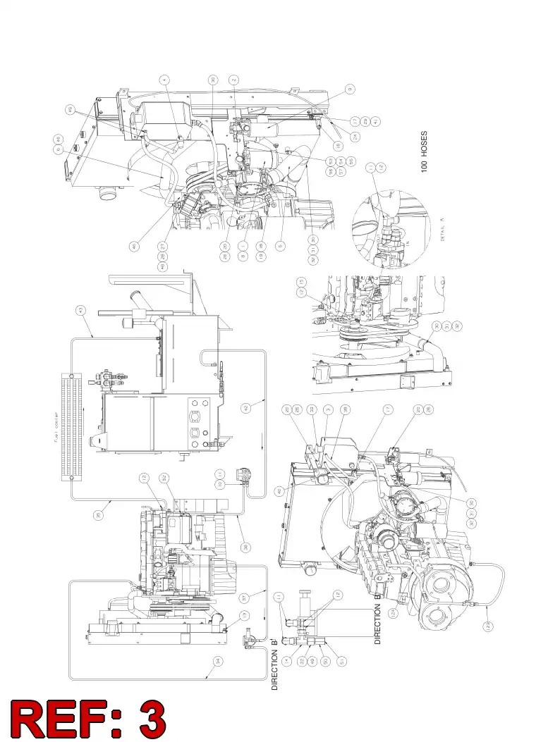 55001807 550 018 07 TANK - Sandvik Technical Drawing
