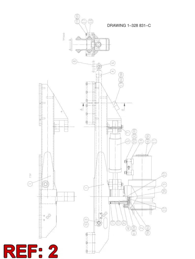 55001832 550 018 32 PIPE - Sandvik Technical Drawing