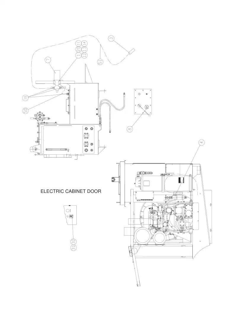 55001940aA 550 019 40aA DELTA-PUMP MOUNTING - Sandvik Technical Drawing