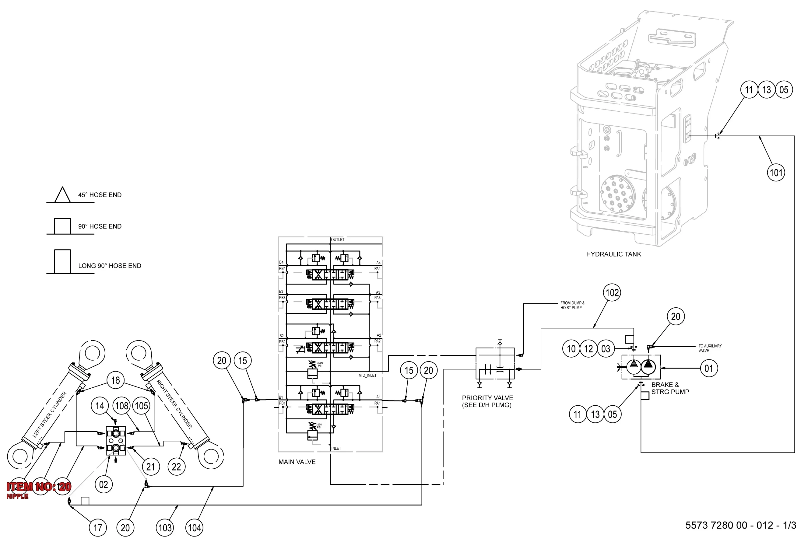 5500 2155 00 NIPPLE - Technical Drawing