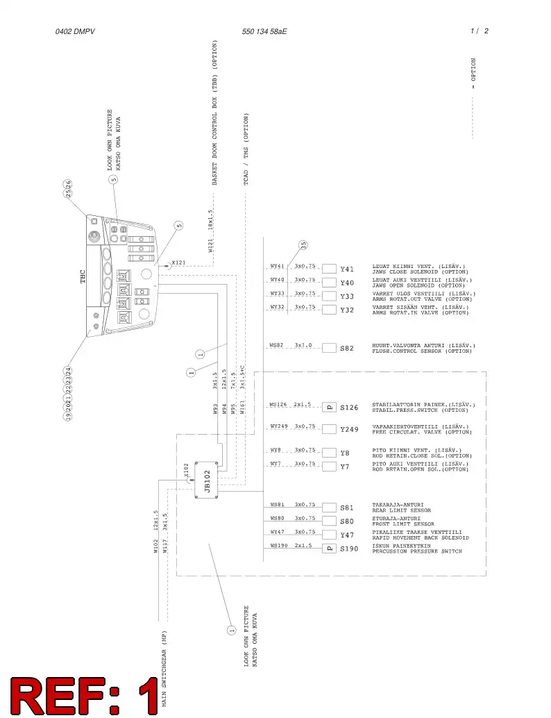 55002251 550 022 51 FRAME - Sandvik Technical Drawing