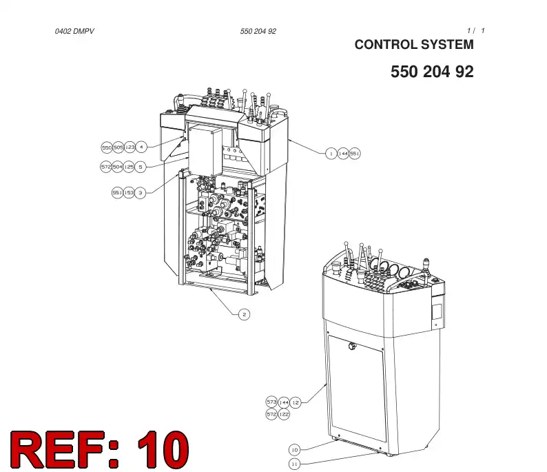 55002257 550 022 57 MOUNTING PIECE - Sandvik Technical Drawing