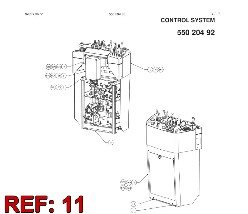 55002258 550 022 58 MOUNTING PIECE - Sandvik Technical Drawing