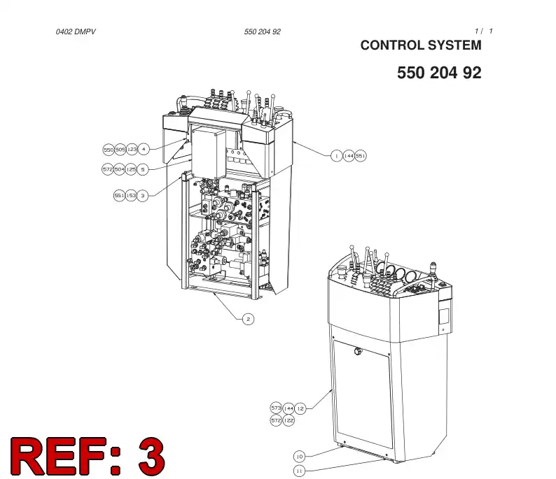 55002261 550 022 61 MOUNTING BRACKET - Sandvik Technical Drawing