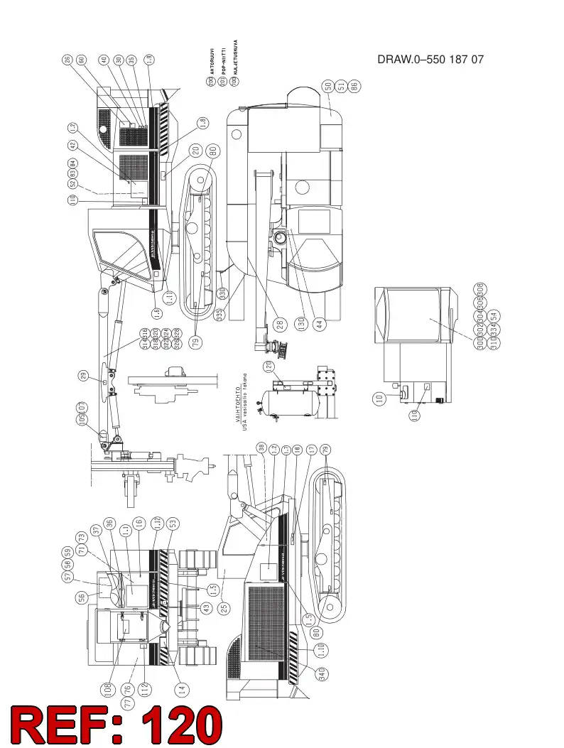55002305 550 023 05 NAME PLATE - Sandvik Technical Drawing