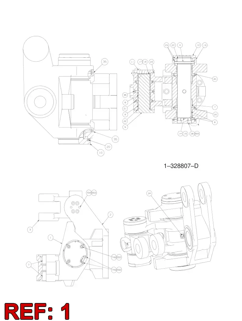 55002385 550 023 85 BODY - Sandvik Technical Drawing
