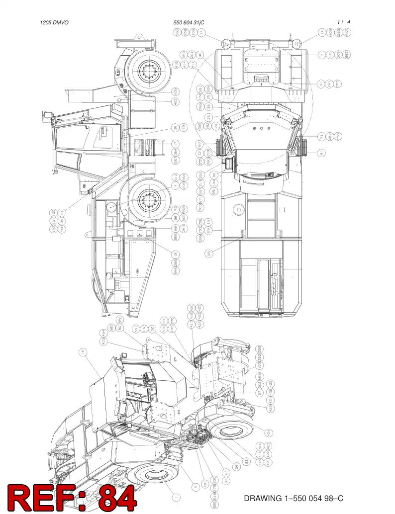 55002389 550 023 89 BRACKET - Sandvik Technical Drawing