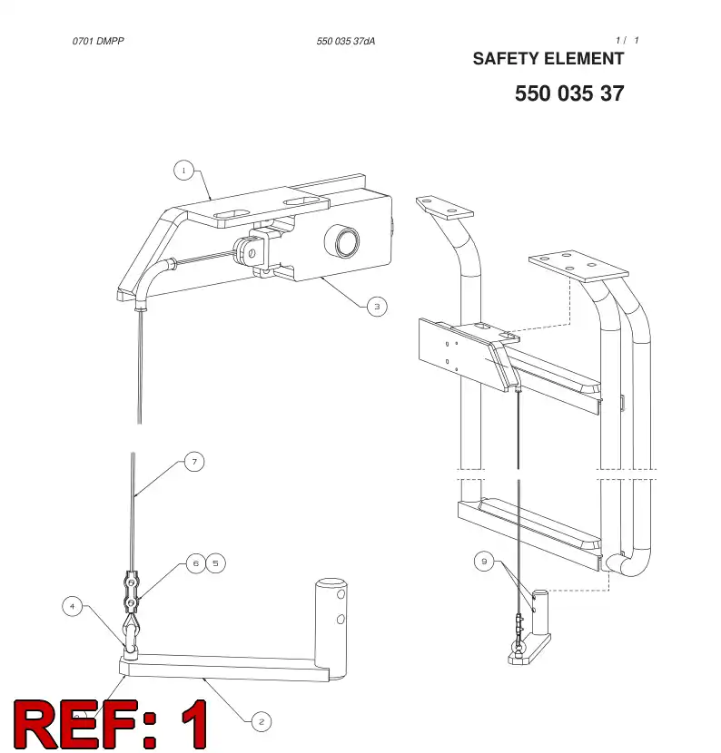 55002606 550 026 06 BRACKET - Sandvik Technical Drawing