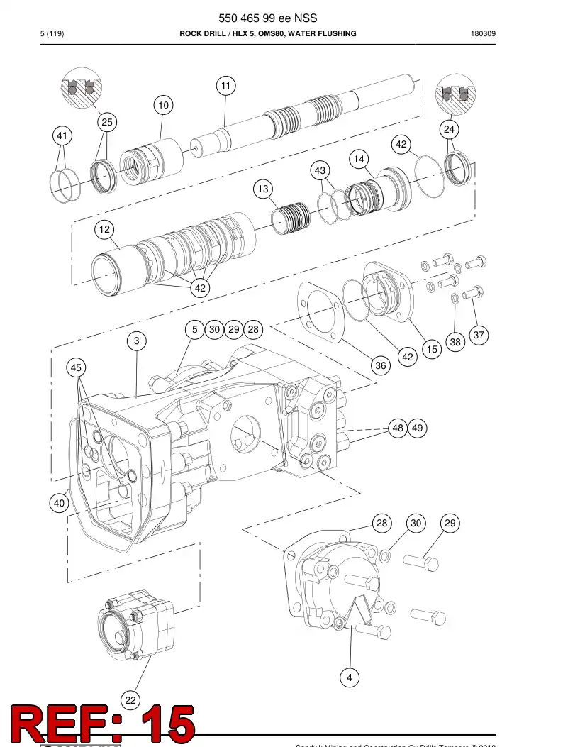 55002637a 550 026 37a COVER - Sandvik Technical Drawing