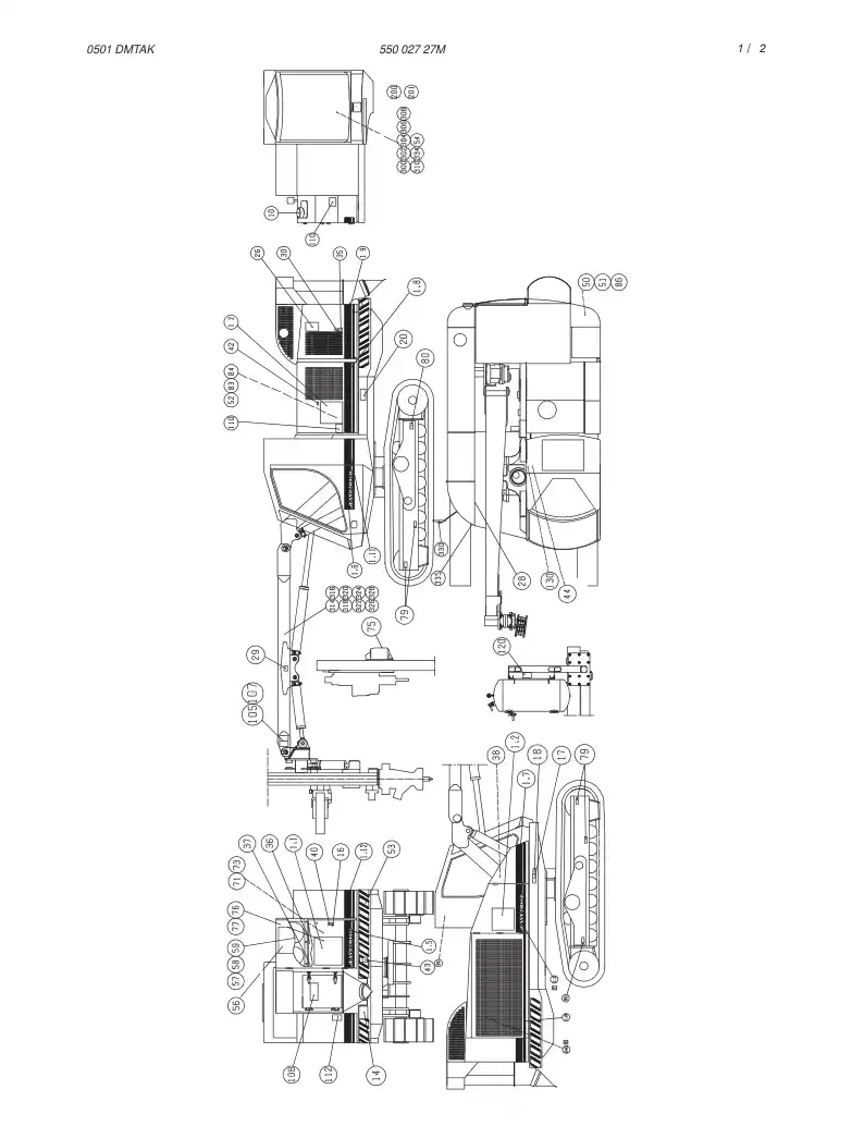 55002727M 550 027 27M STICKER/SYMBOL ASSY - Sandvik Technical Drawing