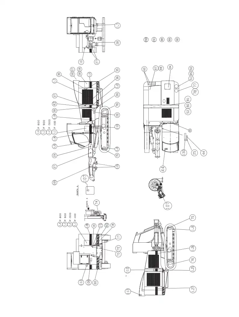 55002757D 550 027 57D STICKER / SYMBOL ASSY - Sandvik Technical Drawing