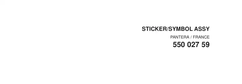 55002759D 550 027 59D STICKER / SYMBOL ASSY - Sandvik Technical Drawing