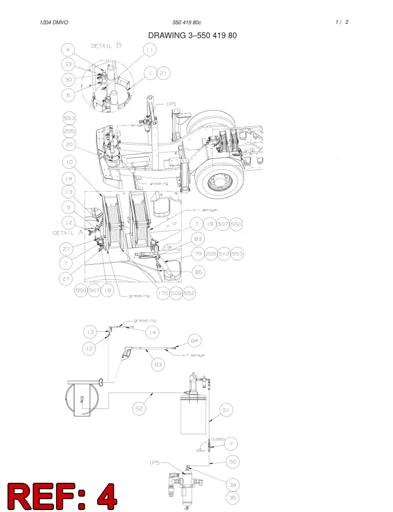 55002873 550 028 73 ASSEMBLY - Sandvik Technical Drawing