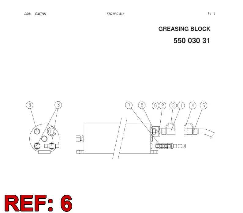 55003276 550 032 76 SCREEN ASSEMBLY - Sandvik Technical Drawing