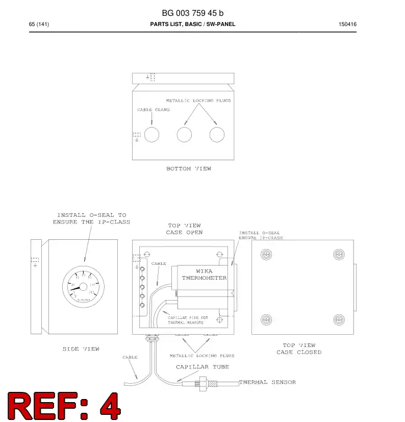 55003802a 550 038 02a Nut, Locking, Metallic - Sandvik Technical Drawing