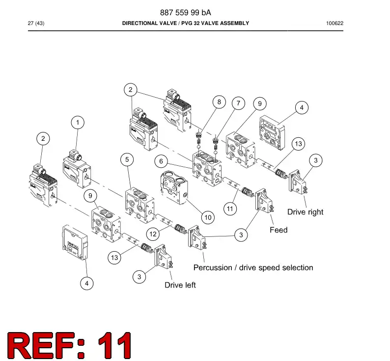 55003814 550 038 14 Spool - Sandvik Technical Drawing