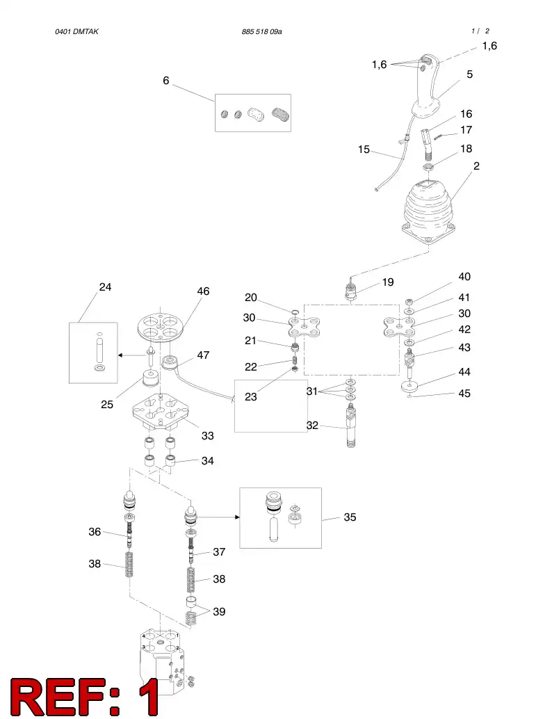 55003855 550 038 55 MICRO-SWITCH - Sandvik Technical Drawing