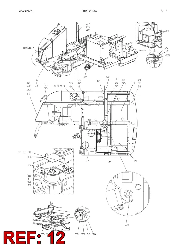 55003859 550 038 59 FLAT BAR - Sandvik Technical Drawing