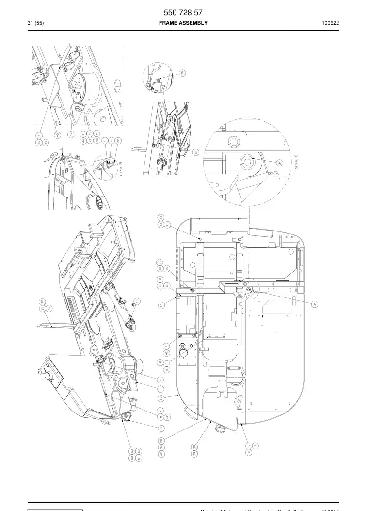 55003859a 550 038 59a Flat bar - Sandvik Technical Drawing