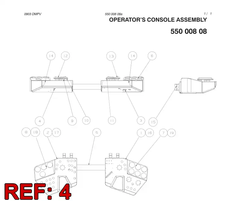 55003903 550 039 03 DIMENSIONING DRAWING - Sandvik Technical Drawing