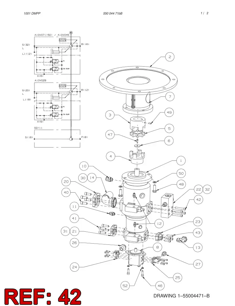 55004041 550 040 41 HEXAGON SOCKET HEAD SCREW (FULL THREAD) - Sandvik Technical Drawing