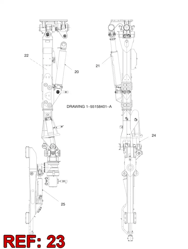 55004120 550 041 20 CYLINDER - Sandvik Technical Drawing